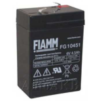 Аккумулятор Fiamm FG 6V 4.5Ah