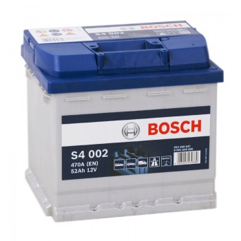 Аккумулятор Bosch S4 002 R12V 52Ah 470A