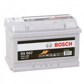 Аккумулятор Bosch S5 007 R12V 74Ah 750A
