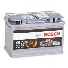 Аккумулятор Bosch S5 AGM Start-Stop R12V 70Ah 760A