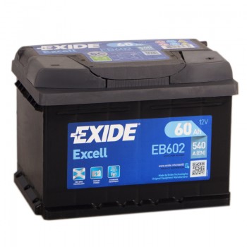 Аккумулятор Exide Excell R12V 60Ah 540A