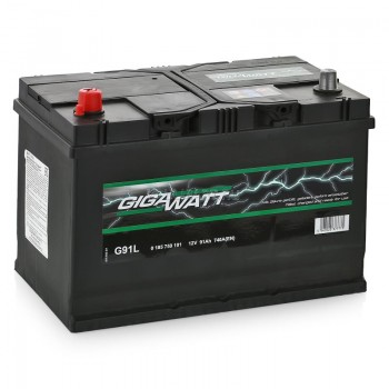 Аккумулятор Gigawatt L12V 91Ah 740A