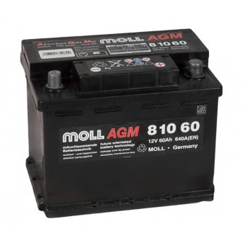 Аккумулятор Moll AGM R12V 60Ah 640A