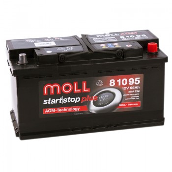 Аккумулятор Moll AGM R12V 95Ah 850A