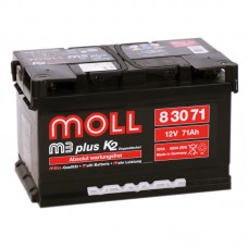 Аккумулятор Moll M3plus R12V 71Ah 680A