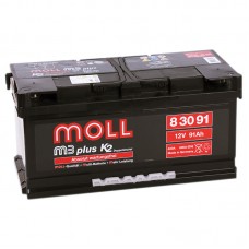 Аккумулятор Moll M3plus R12V 91Ah 800A