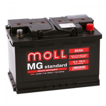 Аккумулятор Moll MG Standard R12V 80Ah 750A