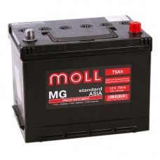 Аккумулятор Moll MG Standard Asia R12V 75Ah 735A