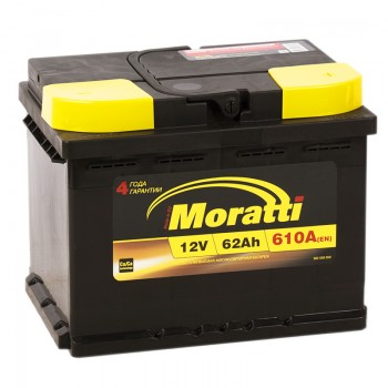 Аккумулятор Moratti R12V 62Ah 610A