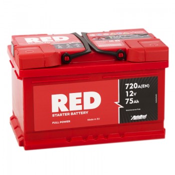 Аккумулятор Red R12V 75Ah 720A