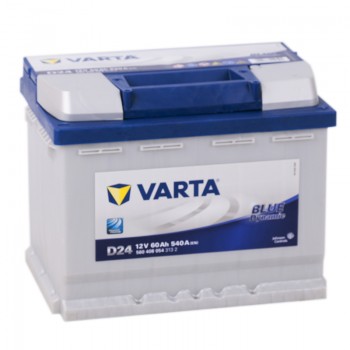 Аккумулятор Varta Blue D24 R12V 60Ah 540A