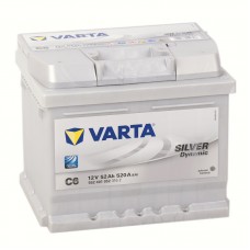 Аккумулятор Varta Silver C6 R12V 52Ah 520A